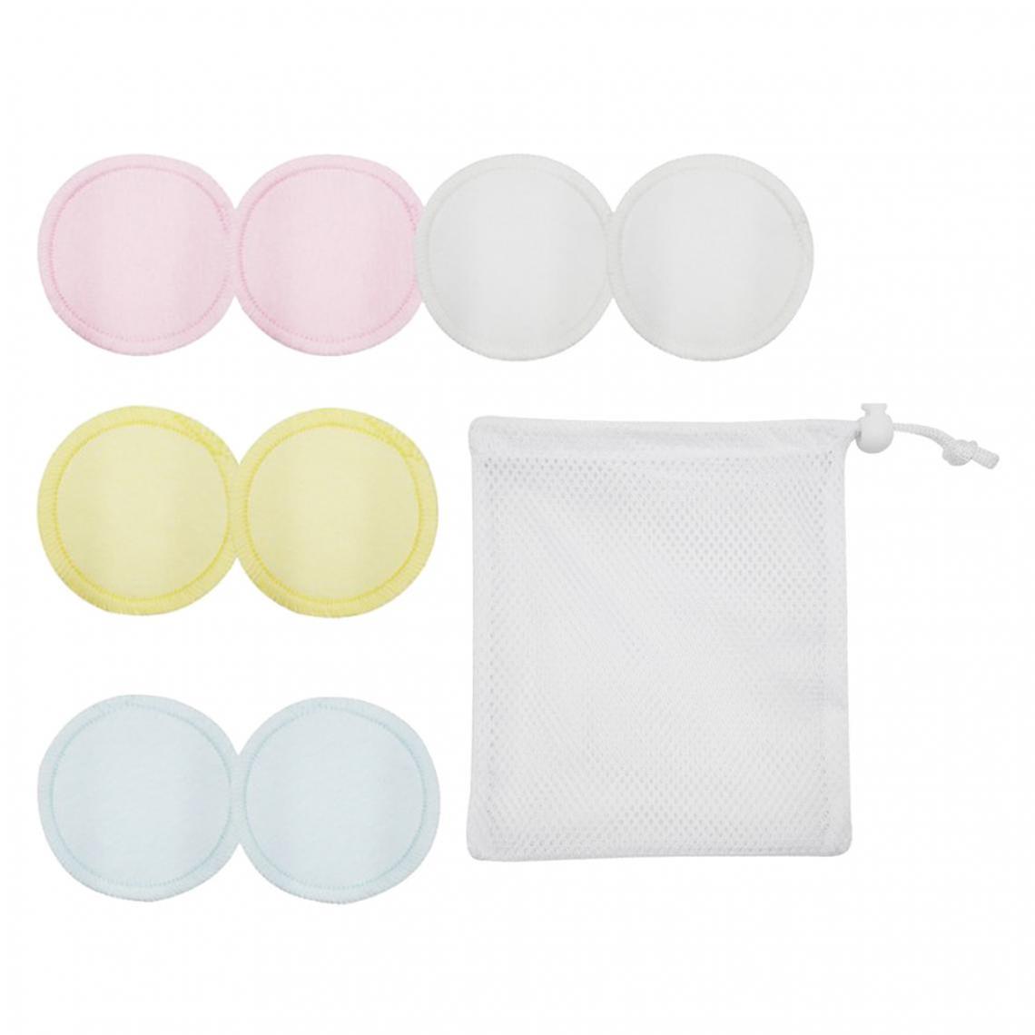 Eco-friendly Gift Reusable Soft Cotton Makeup Remover Pads 8pcs