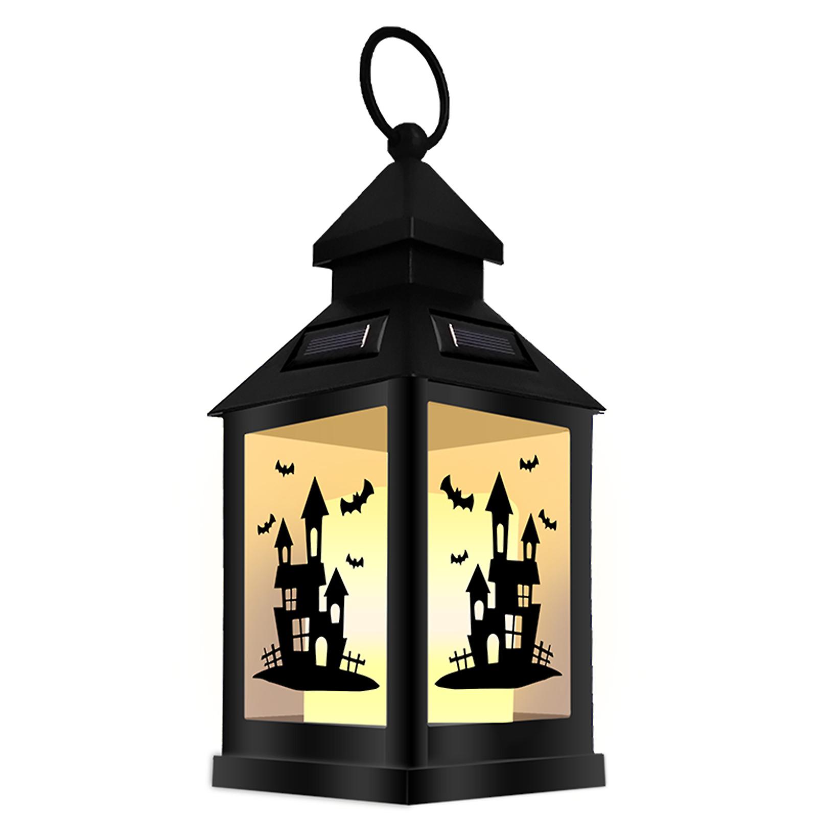 Halloween Solar Candle Light Horror Creative Table Decor Led Light For Sidewalks Paths Lawn