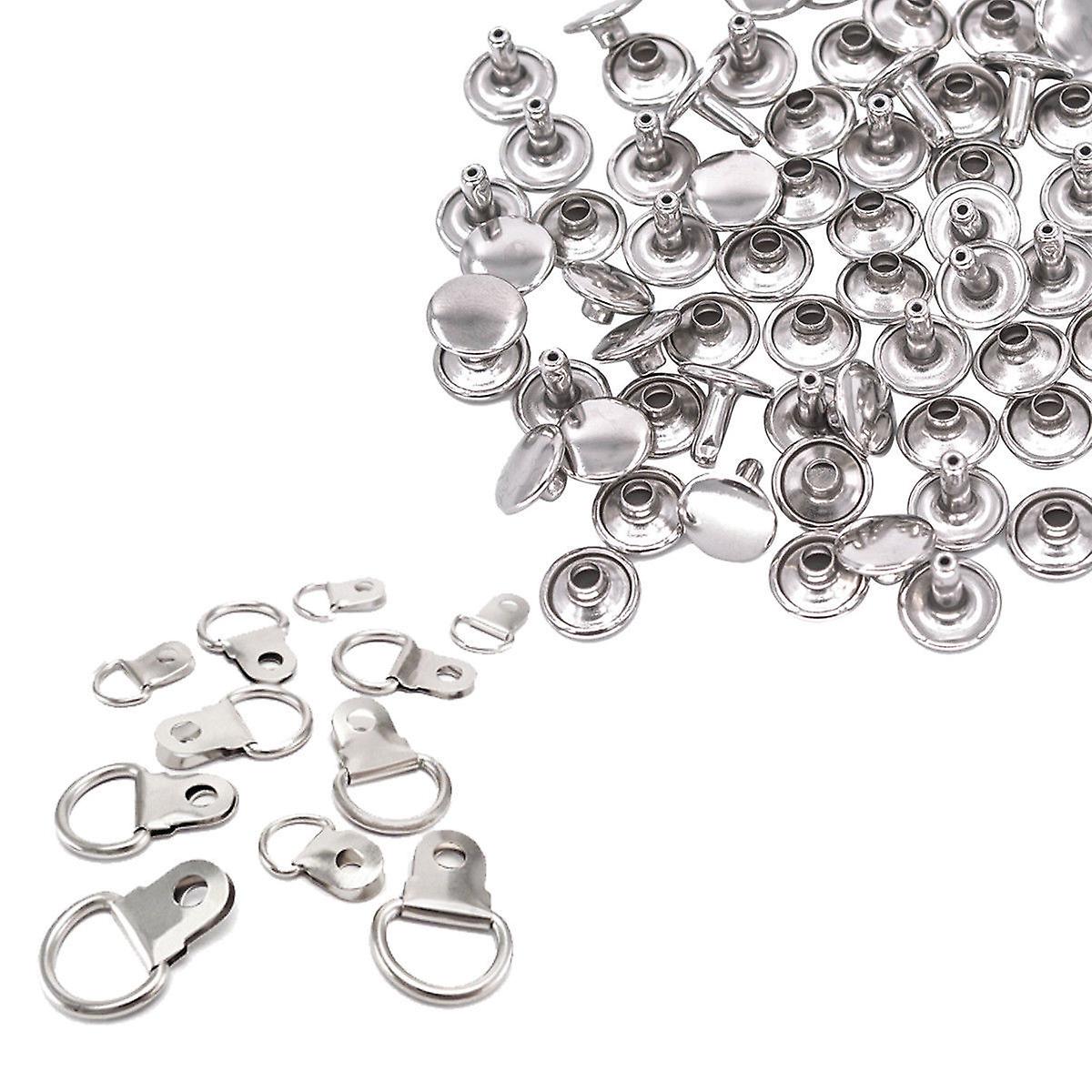 Double Cap Rivets With Shoe Buckles
