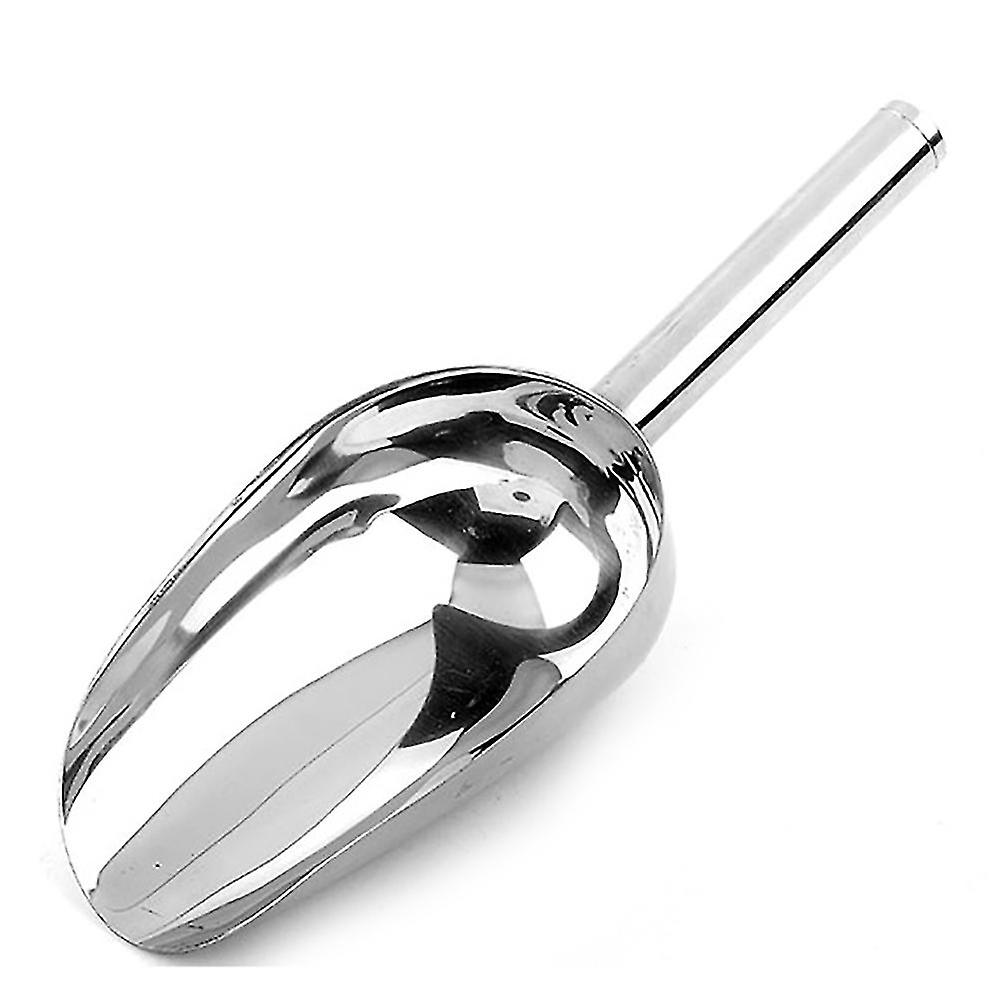 ペット犬子犬猫ステンレス鋼フードフィーダースクープショベルスペード皿ツールQ