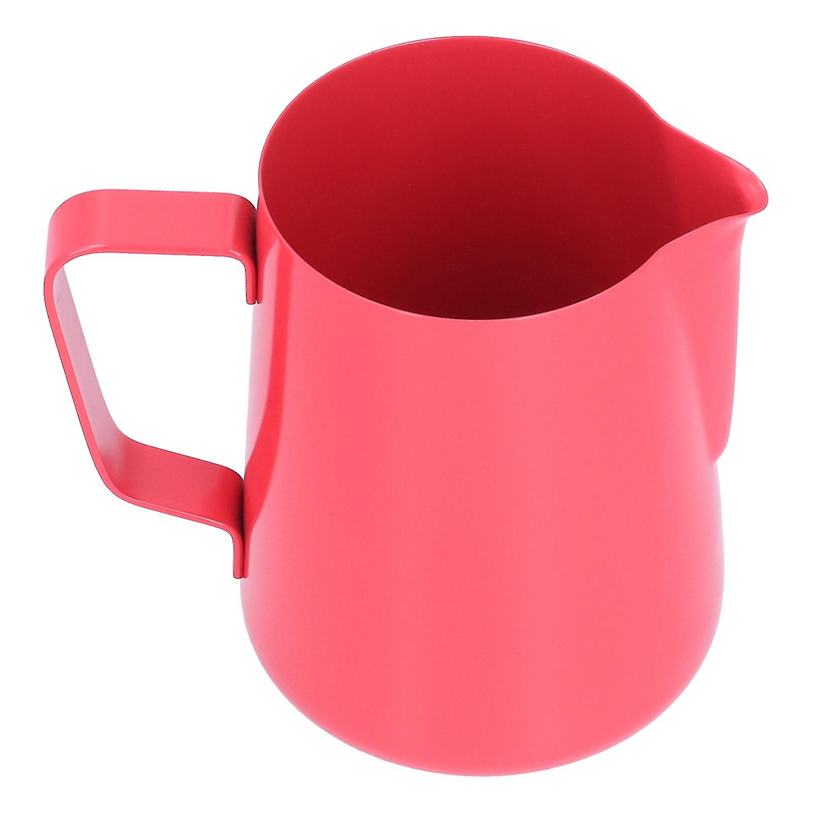 600ml Stainless Steel Frothing Pitcher Milk Coffee Frothing Jug with Pointed Spout for Home