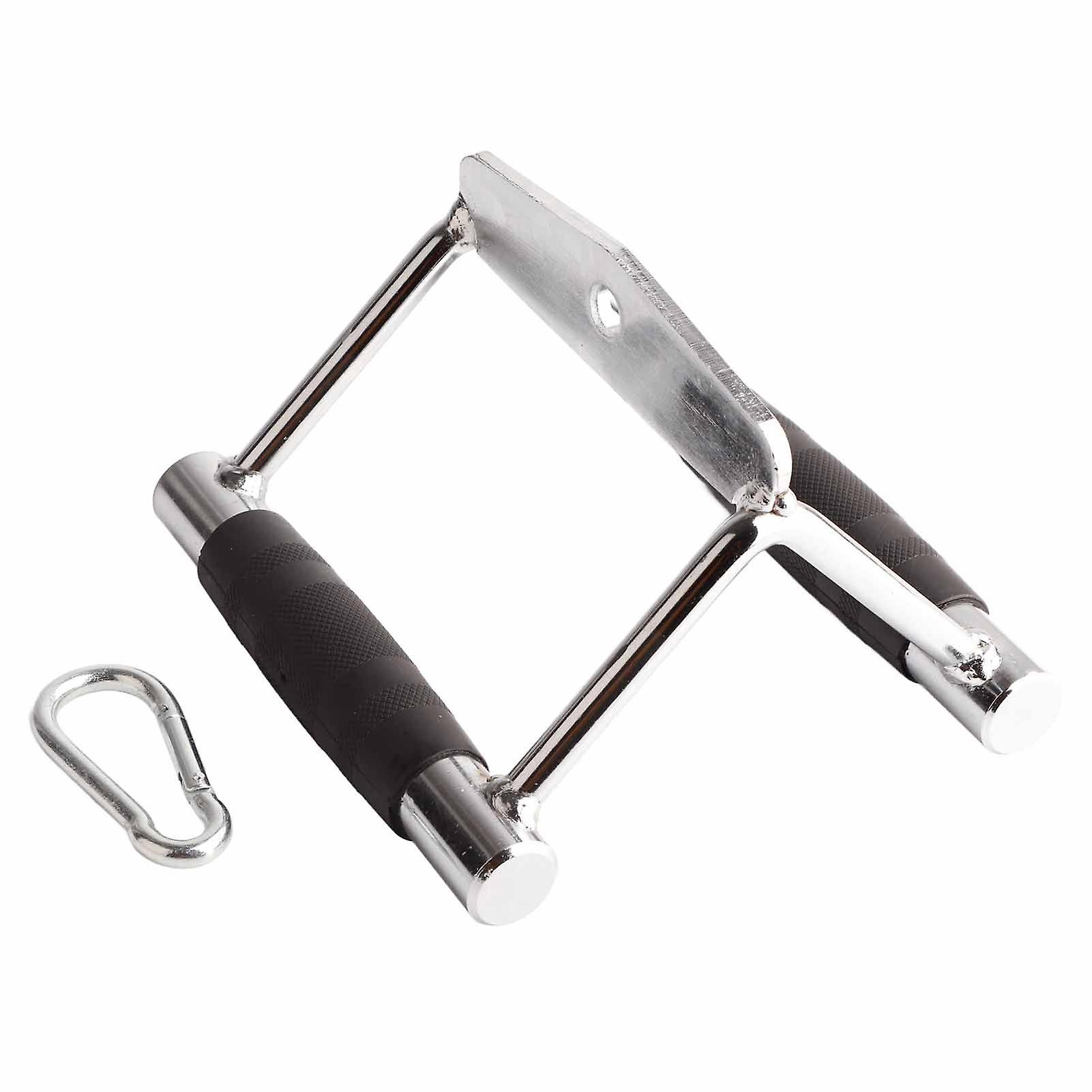 Fitness Tricep V Shaped Press Down Bar Rowing Training Handle Stainless Steel Rubber