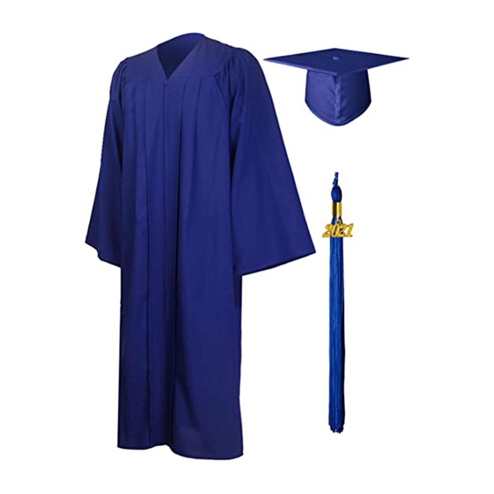 Weibliche Bachelor Abschlussuniform Unisex Matte Polyester Stoff 5 Farben für Universität