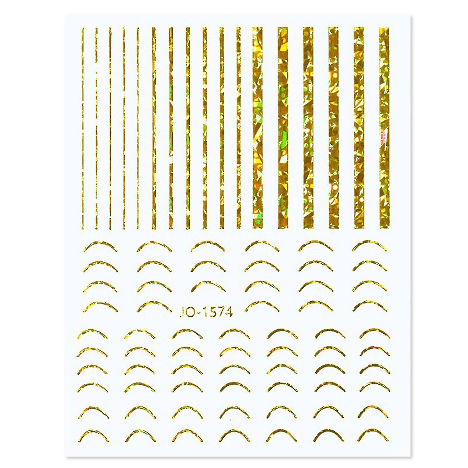 Nail Sticker Irregular Pattern Vivid Color Ultra-Thin Removable Self Adhesive Decorative Paper