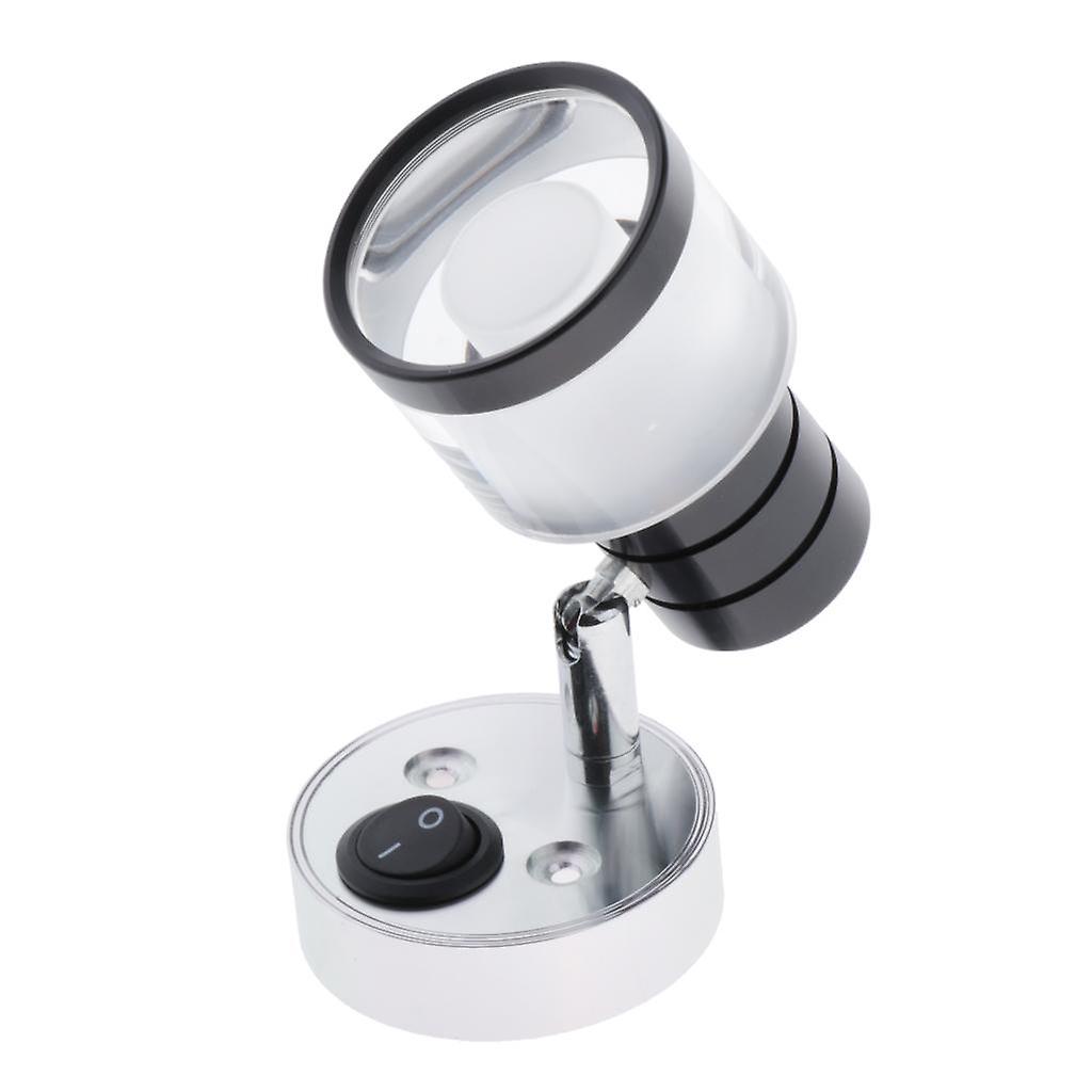12V LED Reading Light RV Boat Bed Wall Table Light Wall Lamp 3w