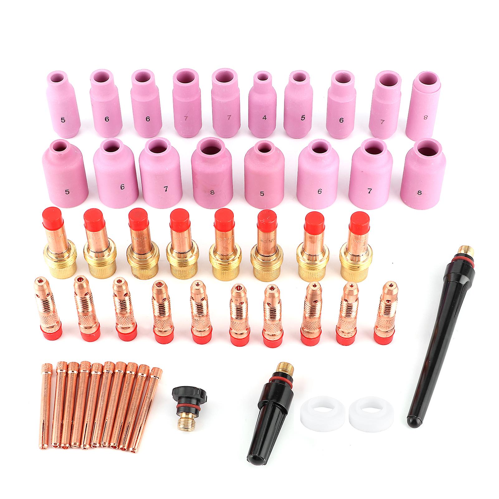 Welder tip set 51pcs for WP/17/18/26 torch repairing tools
