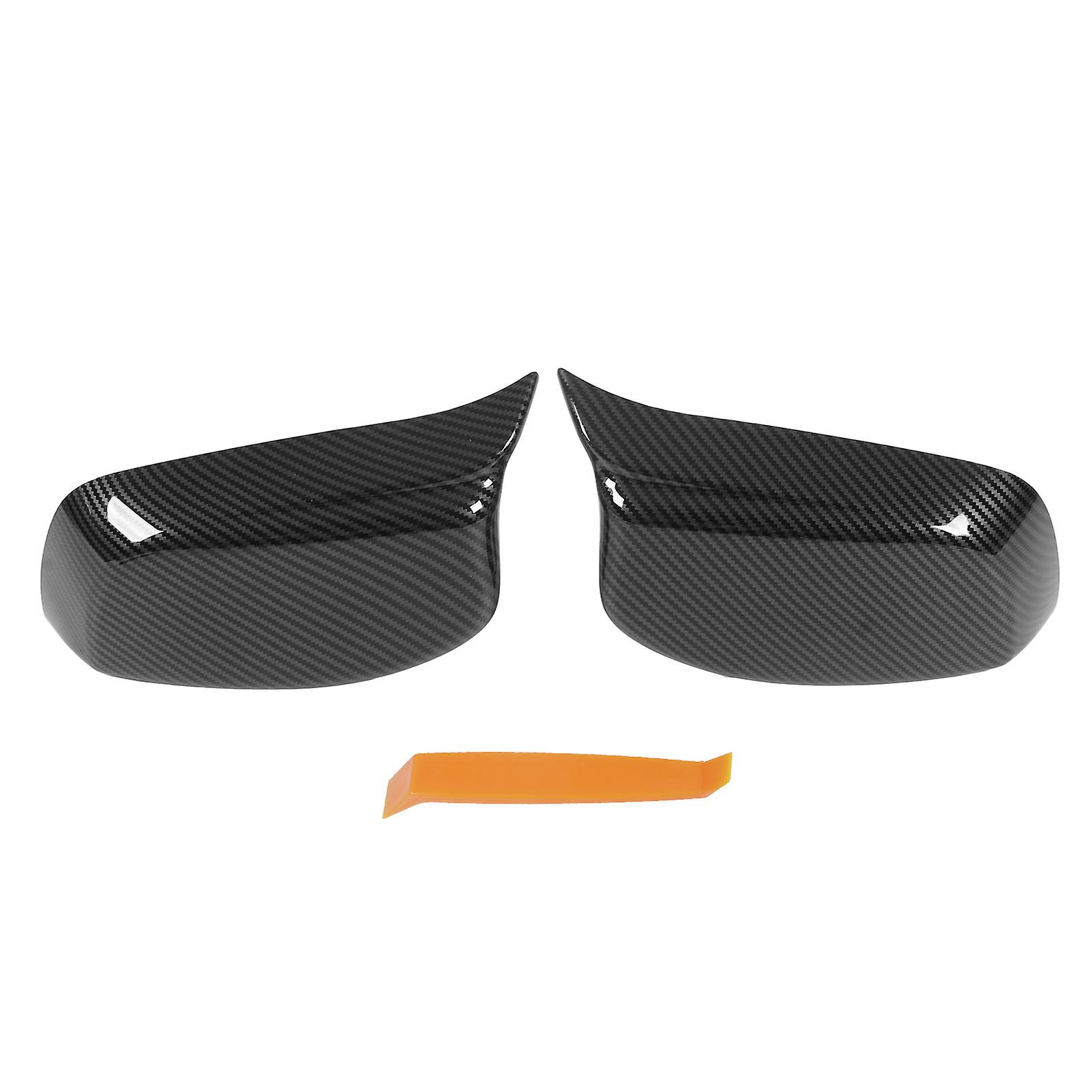 Left/Right Exterior Mirror Cover 51167078360, for 5/6 Series E60/E61/E63/E64 (2003-2007), Carbon Fiber Style