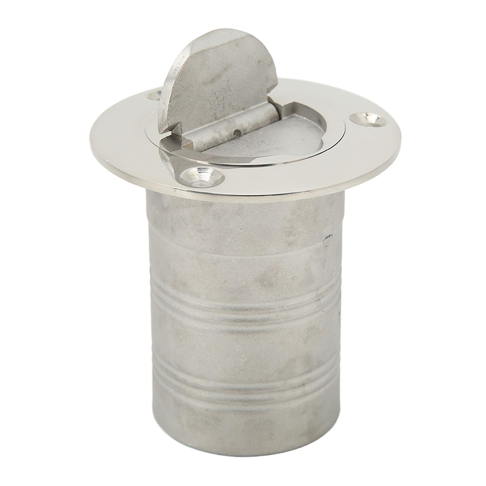 船用加油口直角翻盖式 316 不锈钢硬件，用于船无钥匙甲板加油口 50 毫米 2 英寸燃料