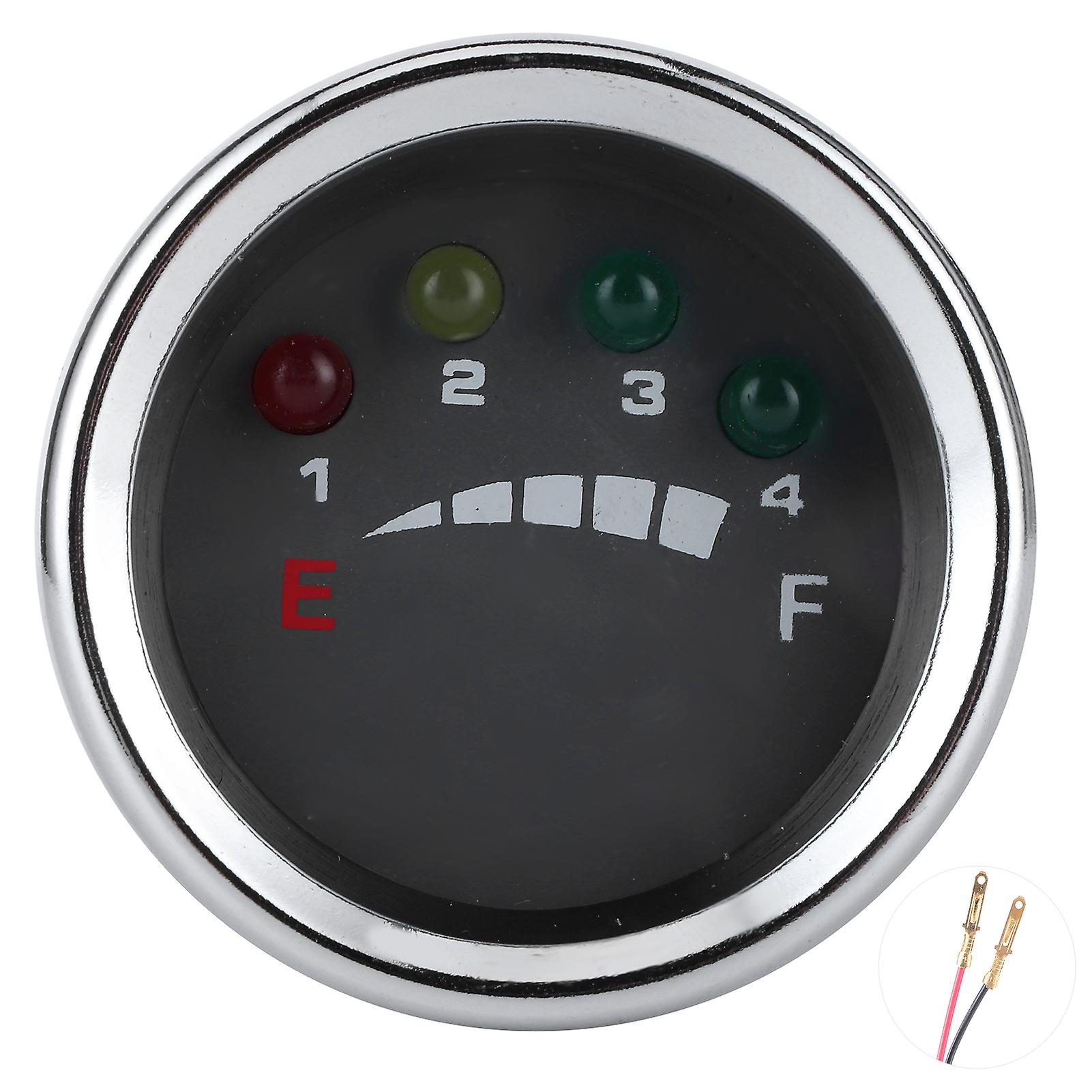 Real-Time LED Battery Meter for ATVs - 4-Segment Display, Reliable & Easy to Use
