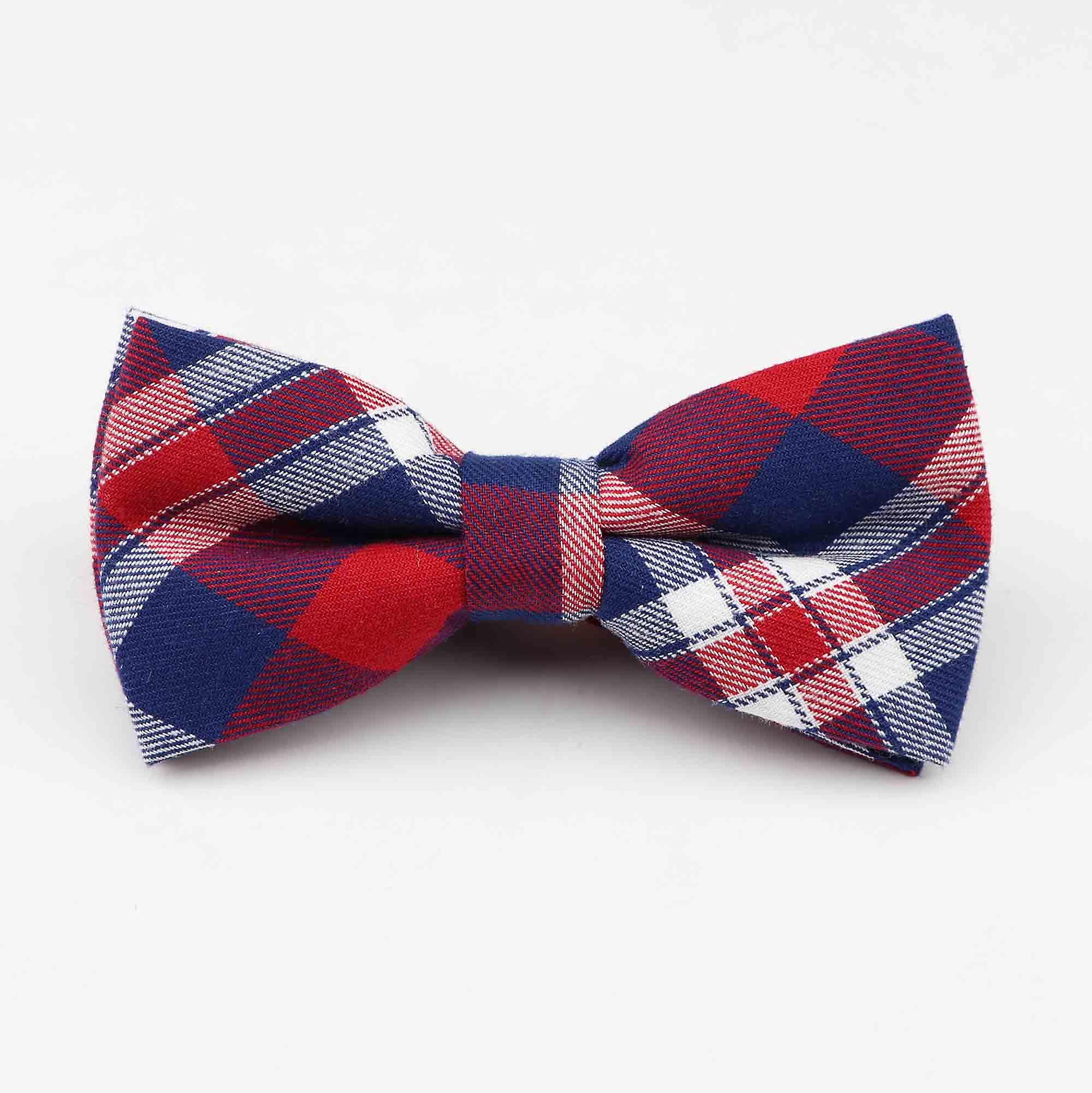 Klassisk barndräkt Flugor Baby Pojkar Randig Fjäril Mode Bomull Justerbar Barnfluga Tvåfärgad fluga