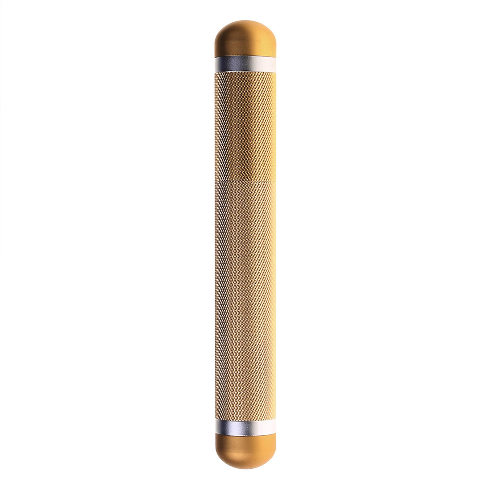 Tube de stockage de cigarettes en acier inoxydable Cigarettes Tube étanche à l’eau Récipient de stockage solide de cigarette étanche aux odeurs Or