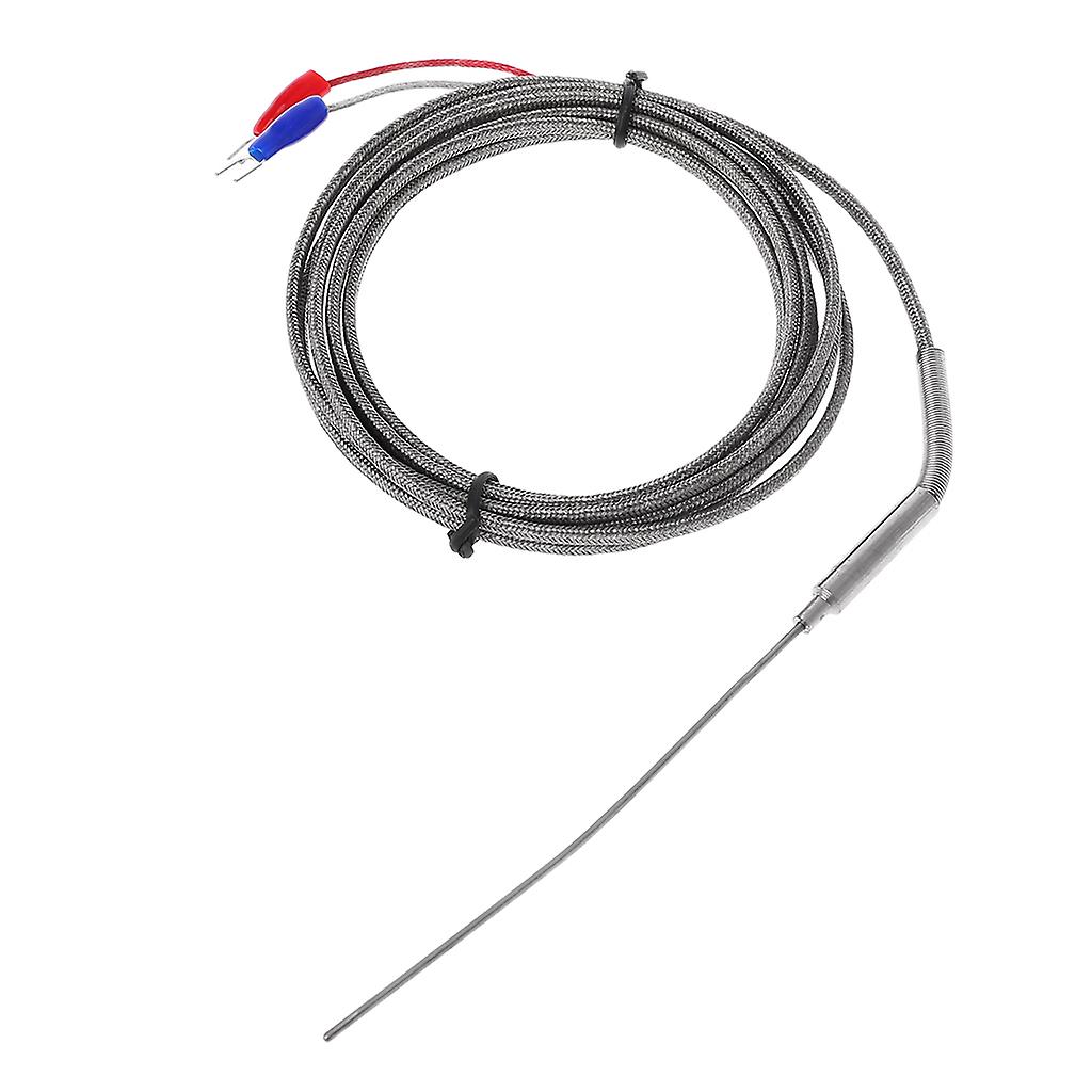 2m K Type Thermocouple Stainless Steel 1.5mm Probe Temperature Controller Sensor