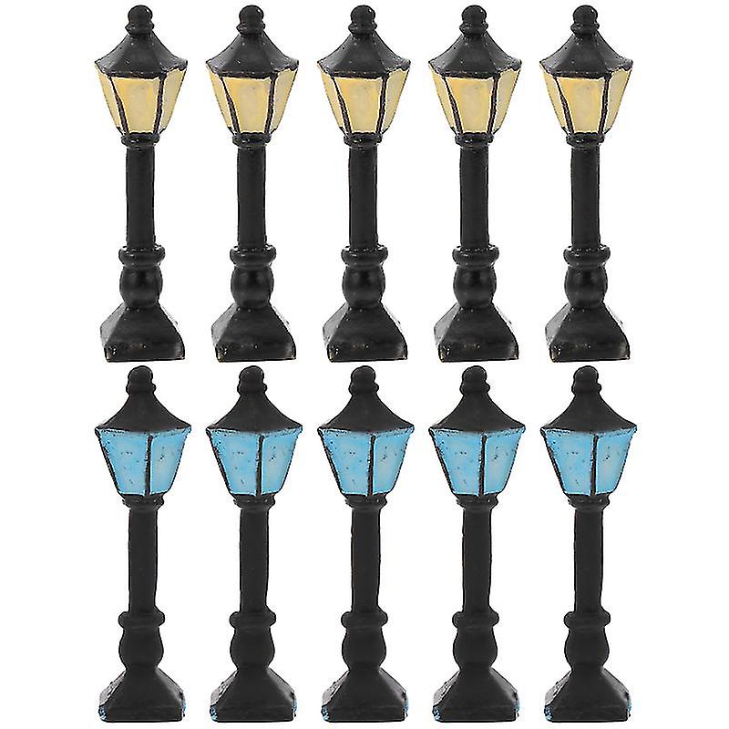 10pcs Mini Street Lamp Model