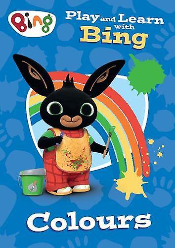 Play And Learn With Bing Colours by Collins Preschool Paperback Book