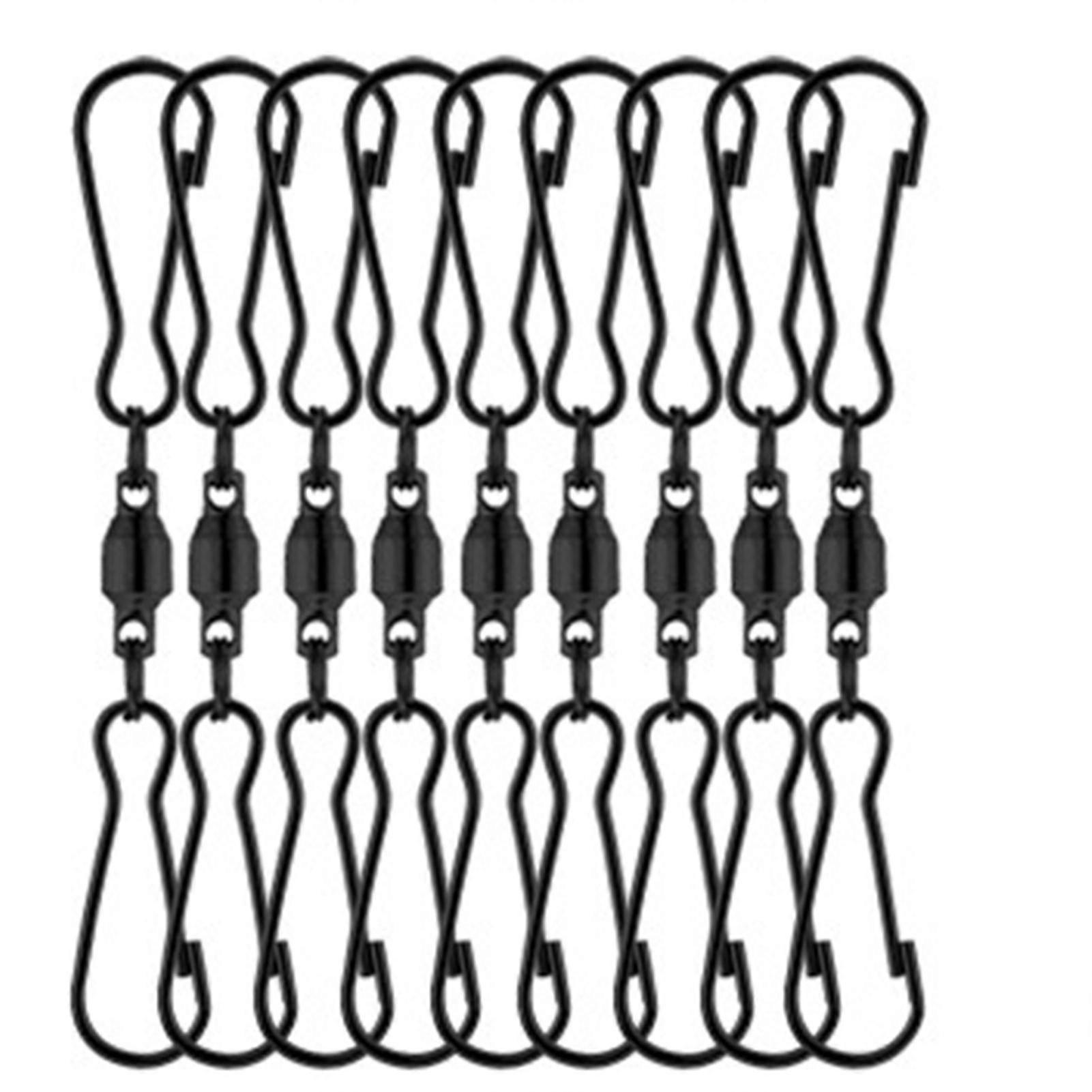 Dual Swivel Hooks Rotating For Hanging Wind Spinners Wind Chimes