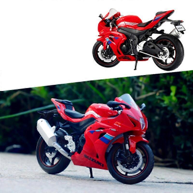 1:12 SUZUKI GSX-R1000 Προσομοίωση μοντέλου μοτοσικλετών αγώνων κραμάτων Diecast Metal Street Συλλογή μοντέλων μοτοσικλετών Παιδικά παιχνίδια Δώρα Μοτοσικλέτες παιχνιδιών