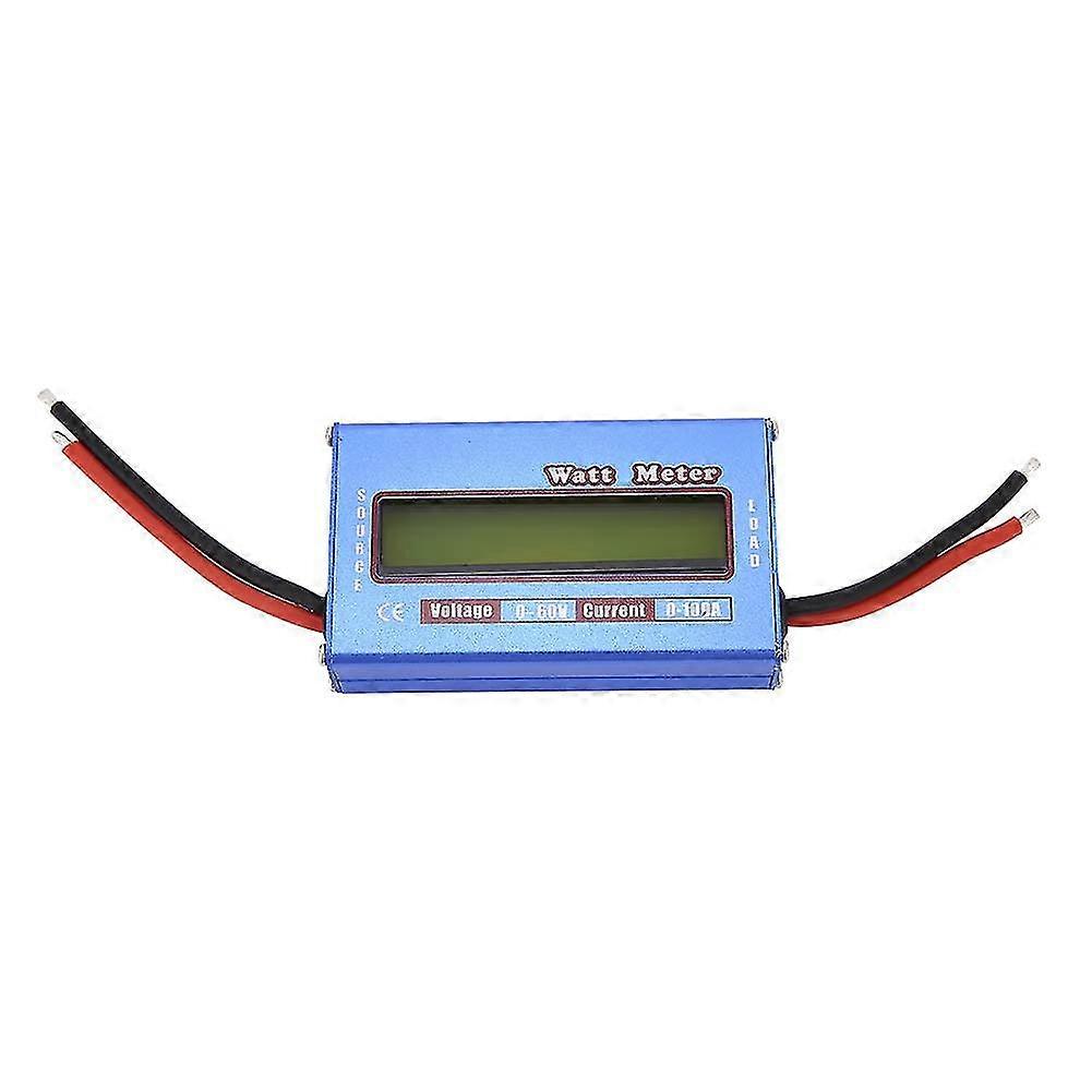 1pcs X Watt Meter - Rc Digital Wattmeter Watt Meter Power Meter Checker Dc 60v 100a Balance Voltage Battery