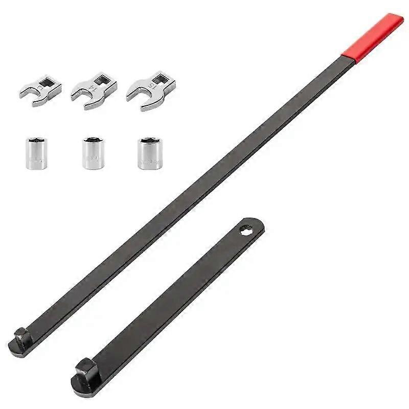 8Pcs Idler Pulley Adjustment Wrench Belt Tension Tensioning Adjuster Lever Tool Extension Wrench Workshop Tool UNKU55673