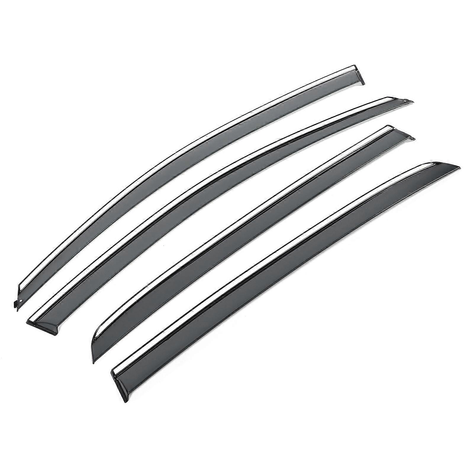 4pcs Car Window Visor Vent Sun Rain Shade Deflector Accessory Fits for MK6 2009-2014