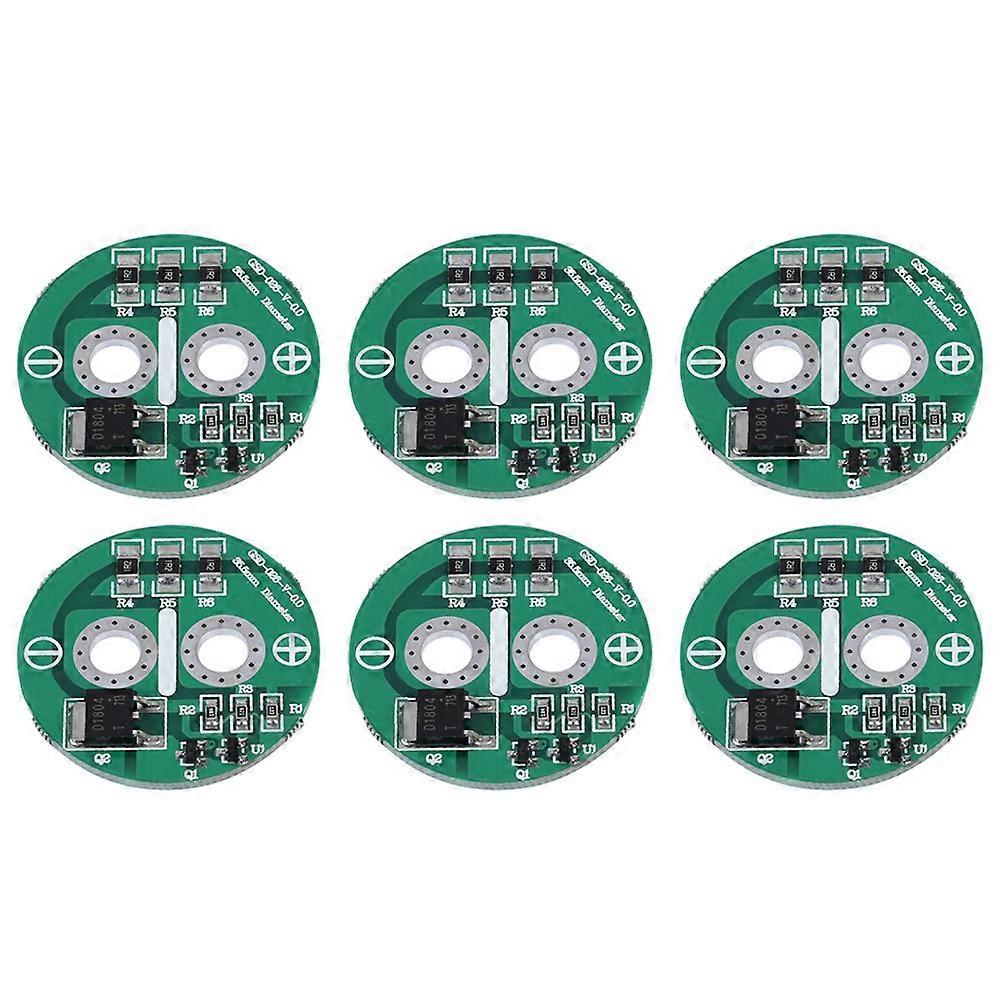6Pcs/Set Super Farad Capacitor 2.5V With Protection Board Module Limit Plate