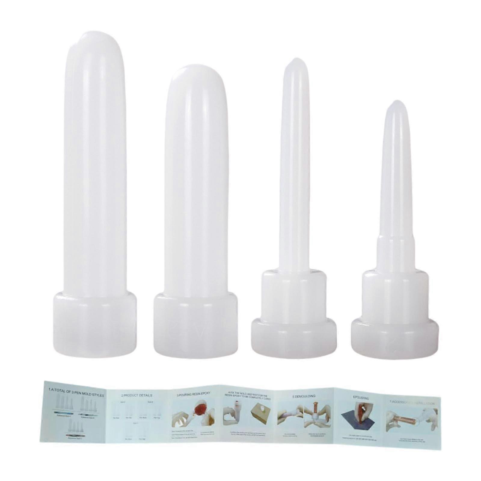 Pen Resin Mould Resin Casting Easy to Clean Flexible Easy to Use Epoxy Mould Style A