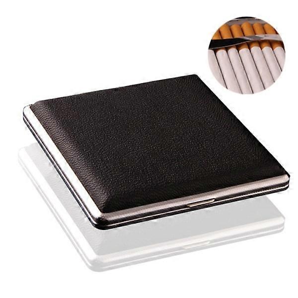 TG Leather metal cigarette holder case 20 ordinary cigarette