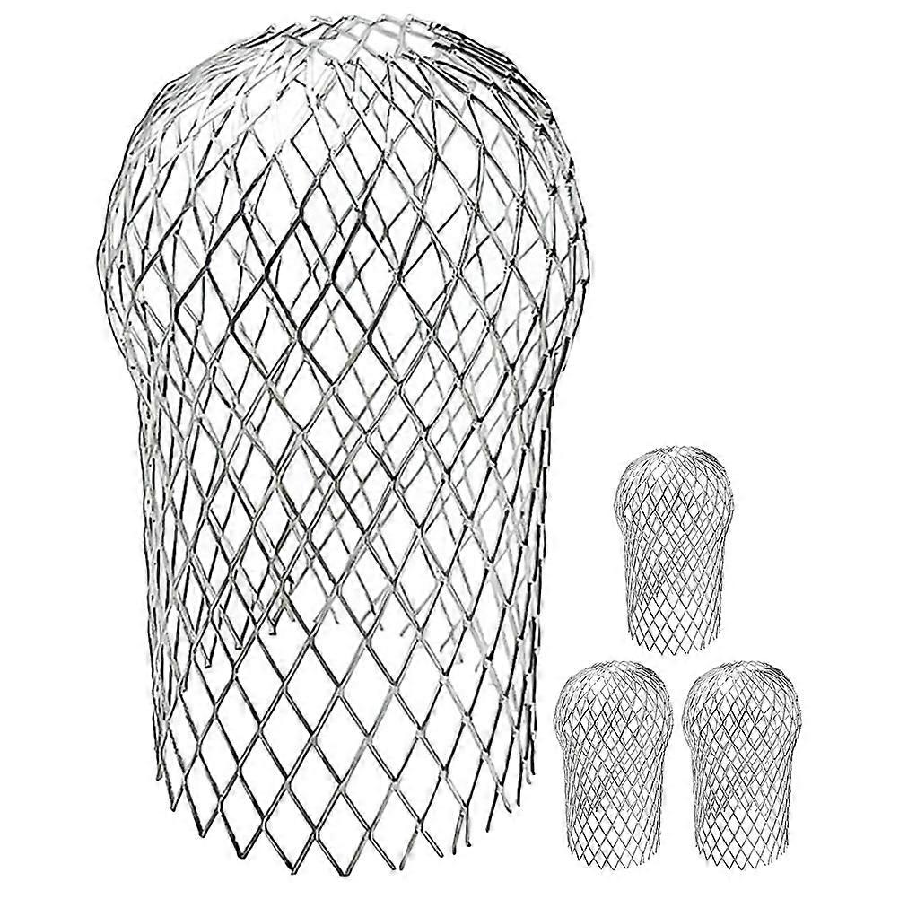 4pcs Gutter Guard Mesh Gutter Cover for Preventing Drain Guttering Blockages