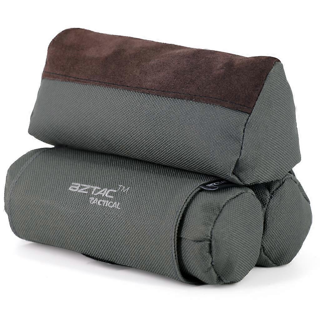 Tactical Shooting Rest Bag Durable Water Resistance with Soft Leather Rifle Support Bag Stand Holder for Shooting Range Unfilled