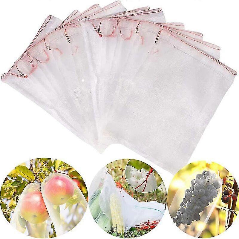 50 Pieces Grapes Fruit Protection Bag, Reusable Fruit Organza Bag Mesh Mesh Bags
