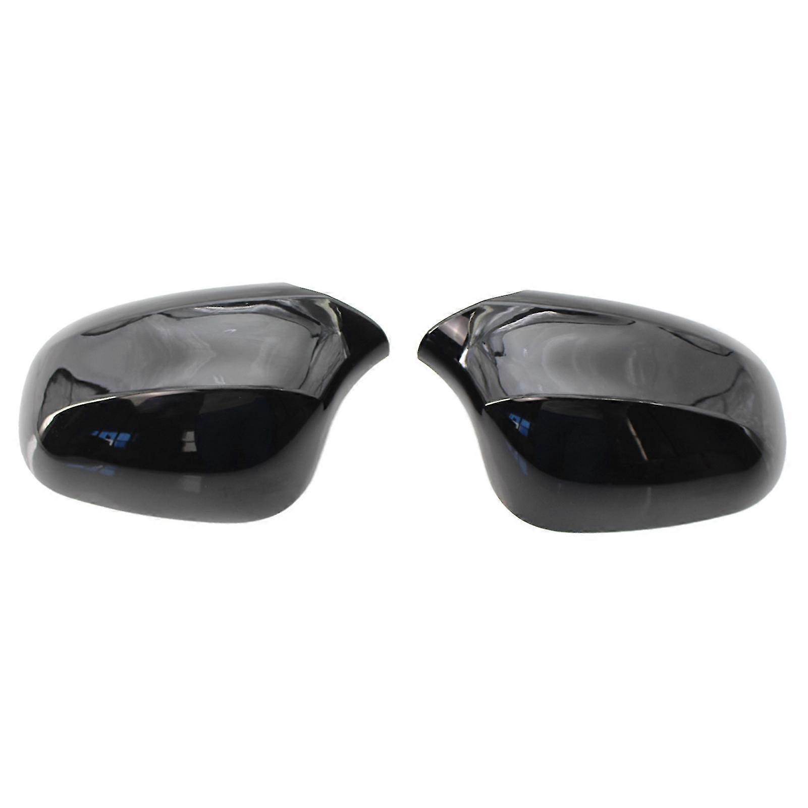 2pcs Car Rearview Mirror Cap Case Replacement 51167205292 51167205291 For Bmw 3 Series E90