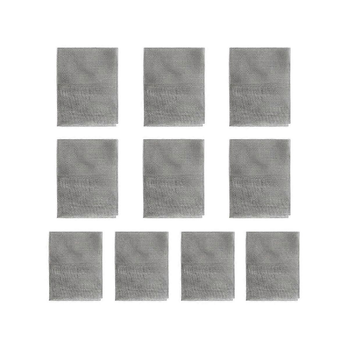 10Pieces Plastic Welding Mesh Reinforcing Stainless Steel Wire Mesh Screen for Thermoplastic Repair