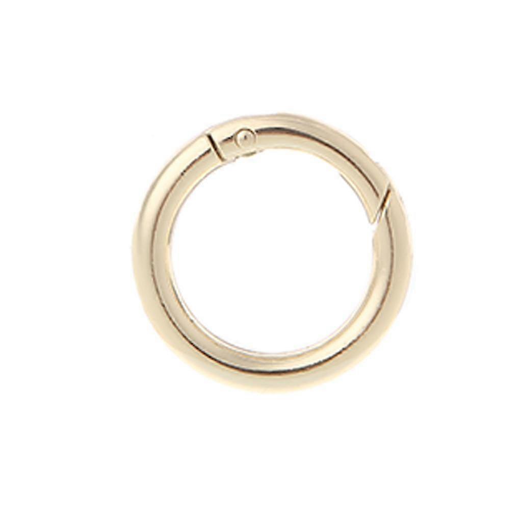 Round Ring Circle Spring Snap For Diy Keyring Hook Bag Buckle Handbag Purse
