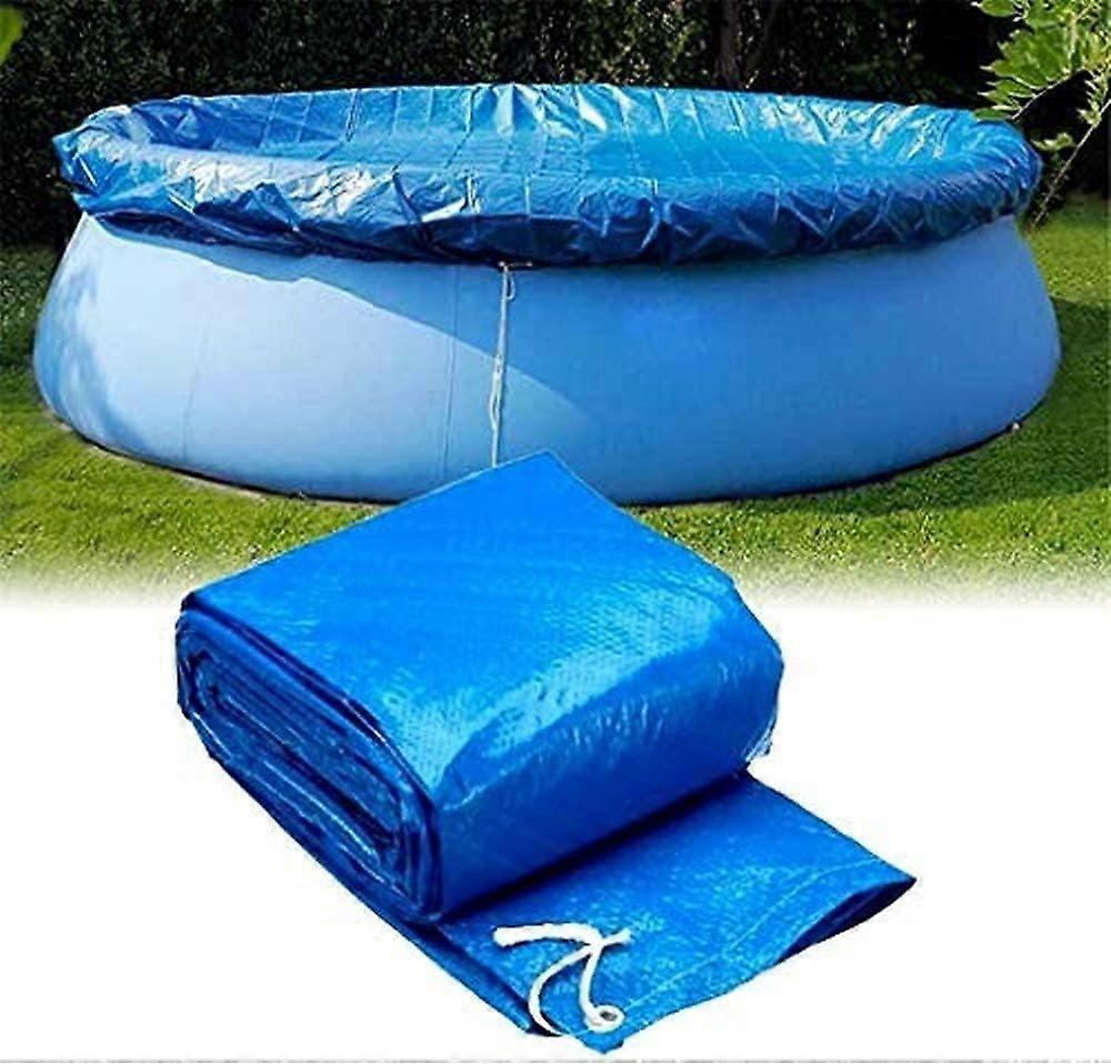 LINJOU Swimming Pool Covers for Round Above Ground Swimming Pool Rainproof Cover,Durable Suitable for All Kinds of Round Swimming Pools (Diameter 280c