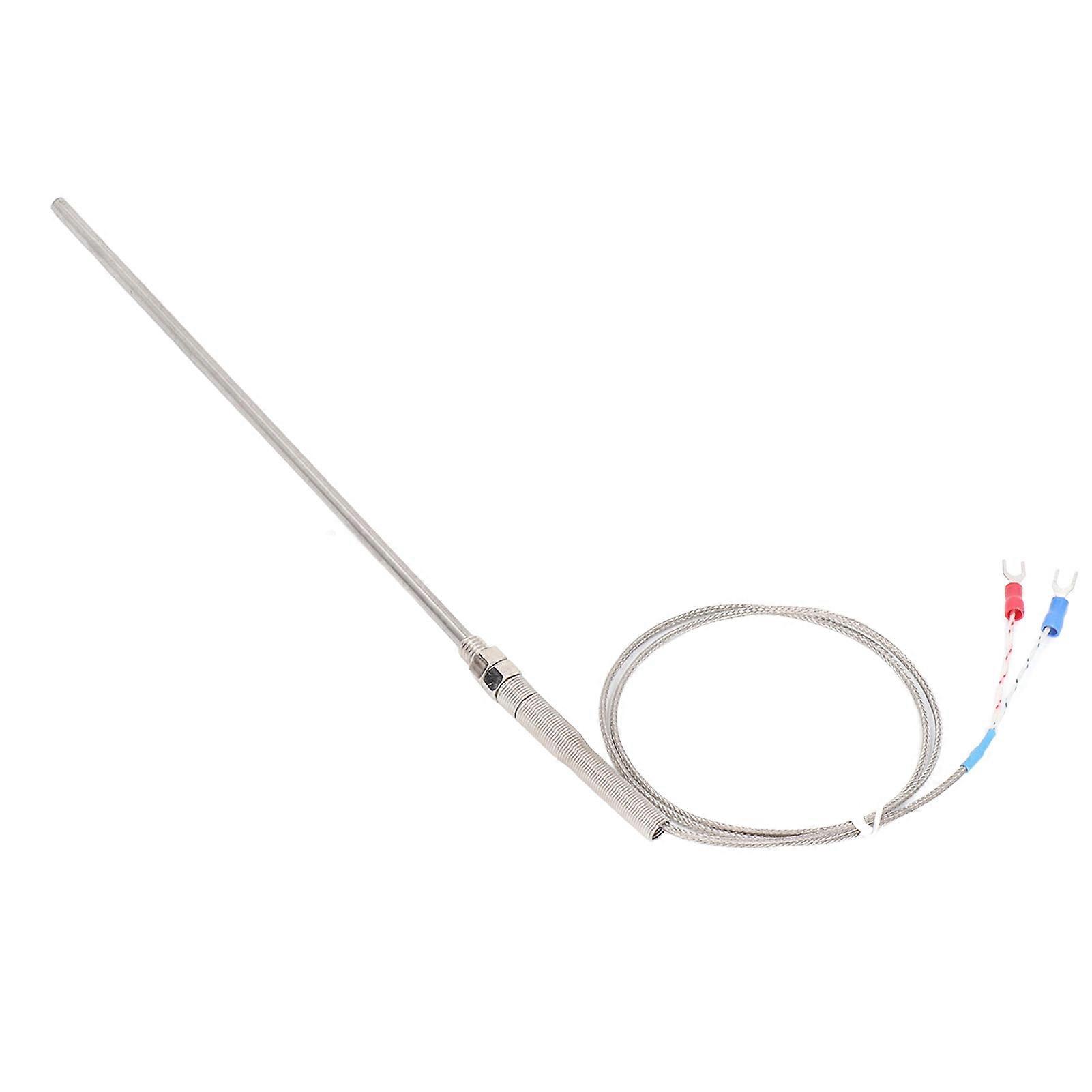 K Type Thermocouple 200mm Probe Fast Sense Response Speed Wide Measurement Range Temperature Sensor 2m/78.7in