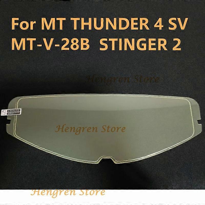 MT THUNDER 4 SV STINGER 2 MT-V-28B için kask vizörü Yedek kask kalkanı Gözlük Gözlük Ekran Kask Parçası Aksesuarları