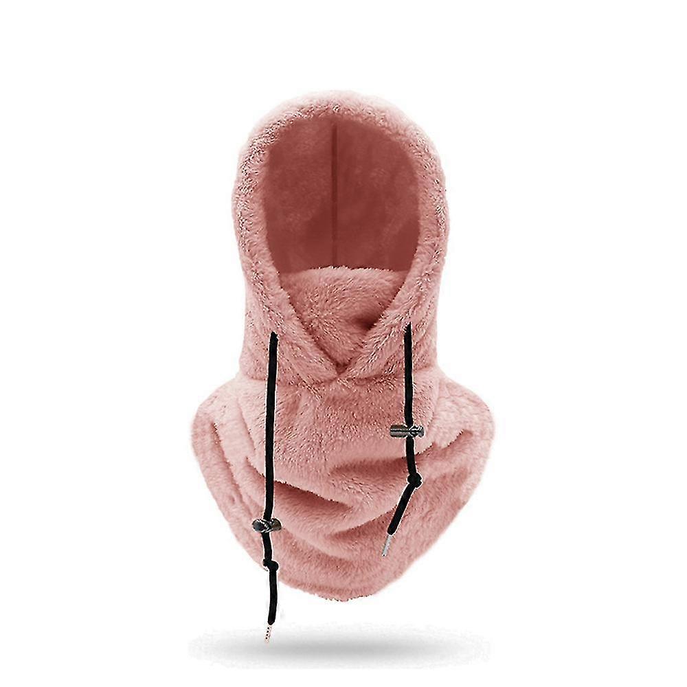 Sherpa Hood Ski Mask Winter Balaclava Cold Weather Windproof Adjustable Warm Hood Cover Hat Cap Scarf