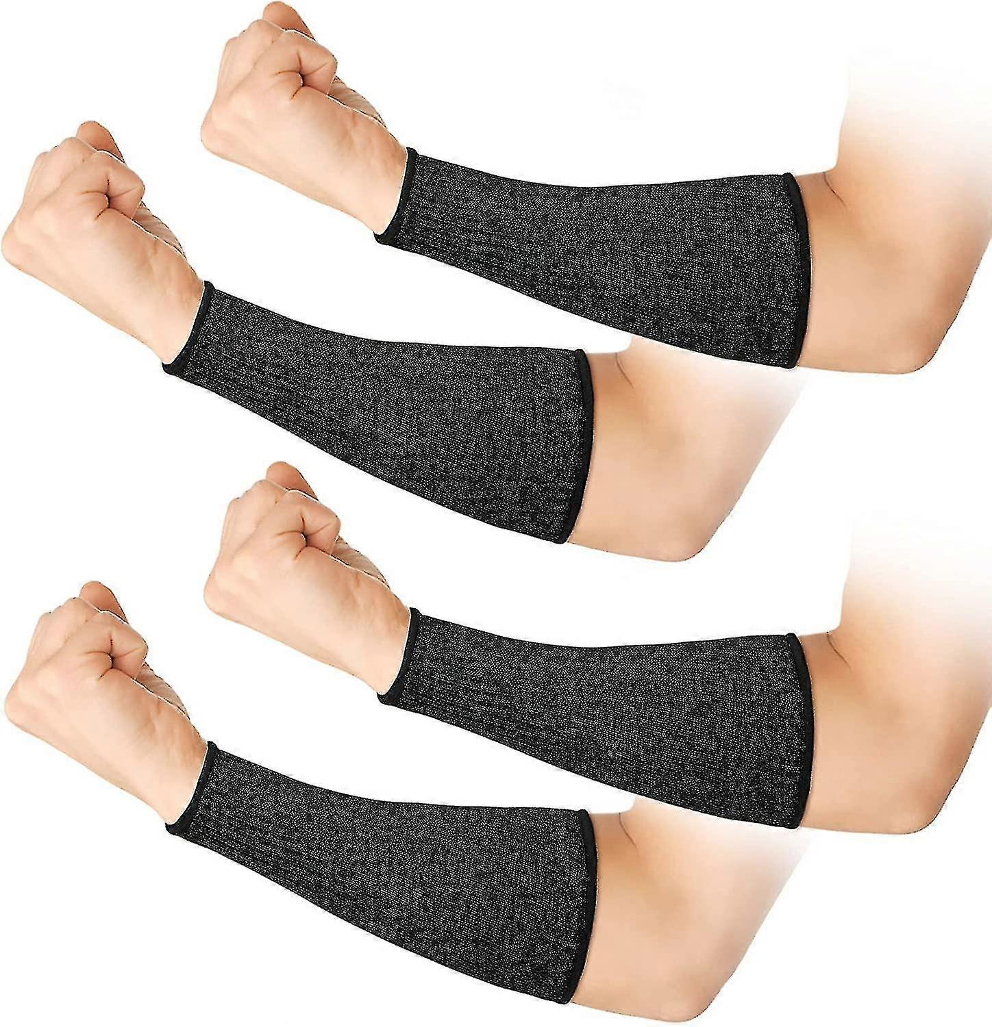 زوجان من أكمام حماية الذراع المقاومة للقطع من المستوى الخامس للرجال والنساء