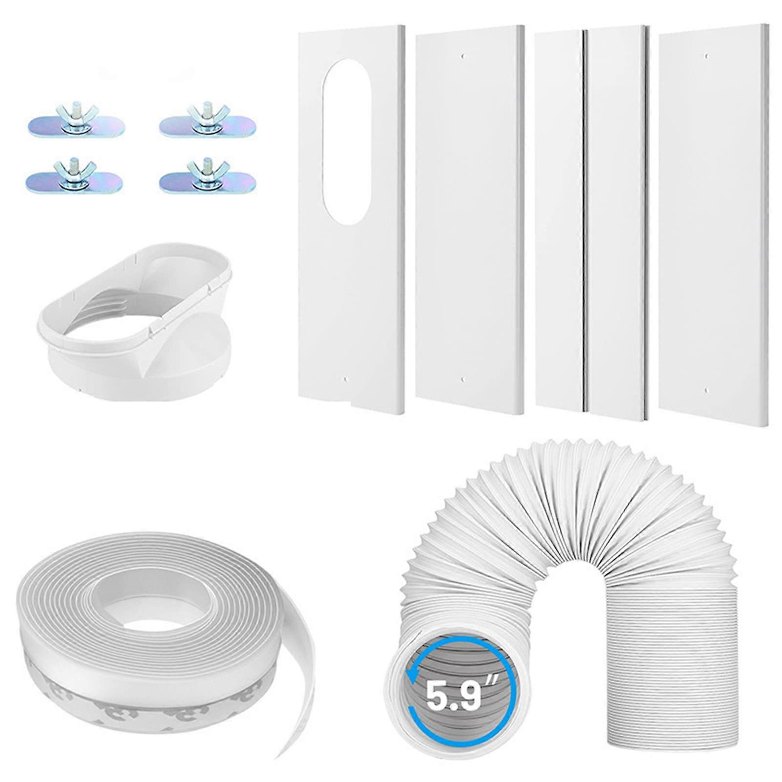 Air Conditioner Window Vent Kit Flexible and Heat-resistant Vent Kit for Exhausting Hot Air into the Window