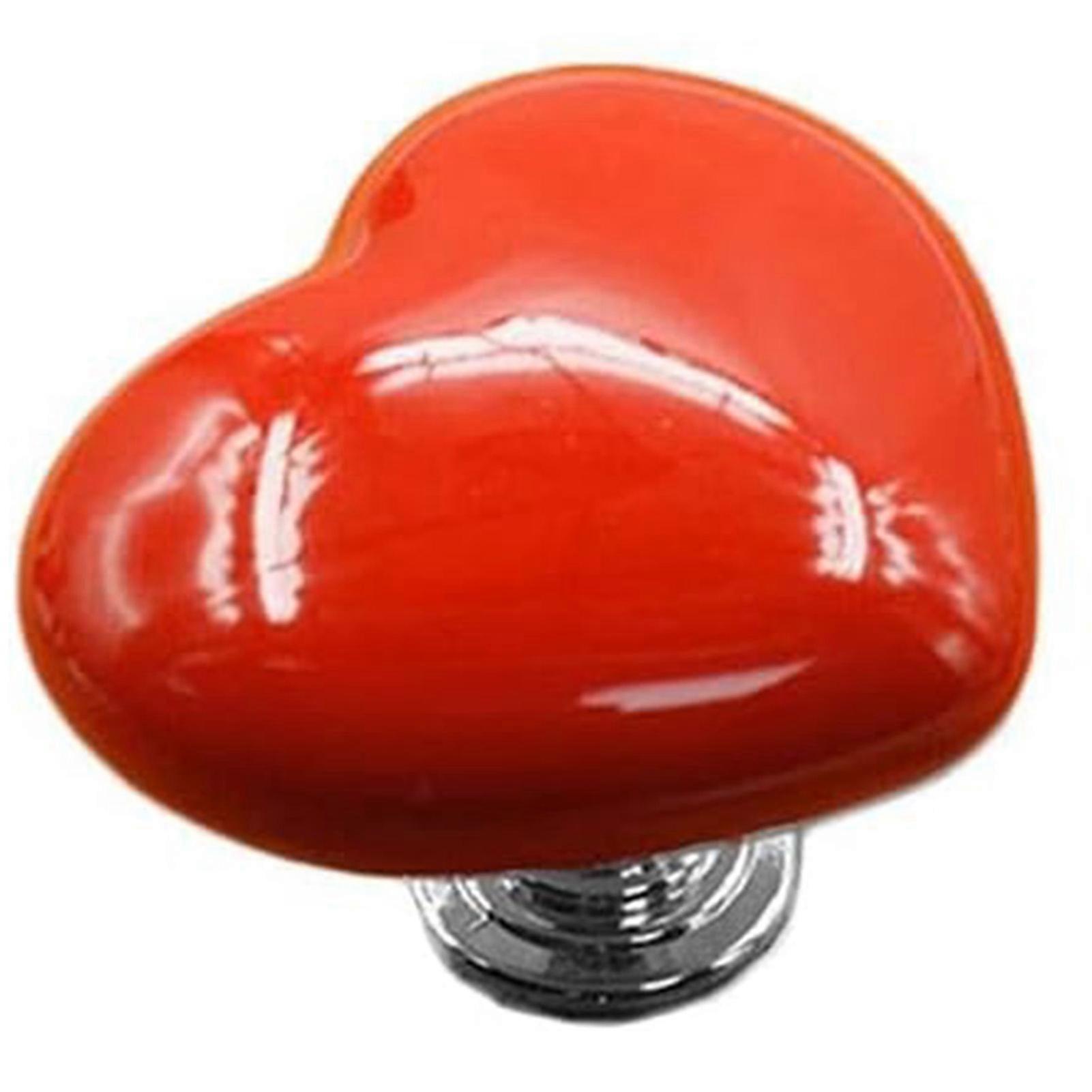 Flush Replacement Toilet Push Button Aid Heart Shaped Toilet Tank Button Aid for Hole Toilet Water Tank