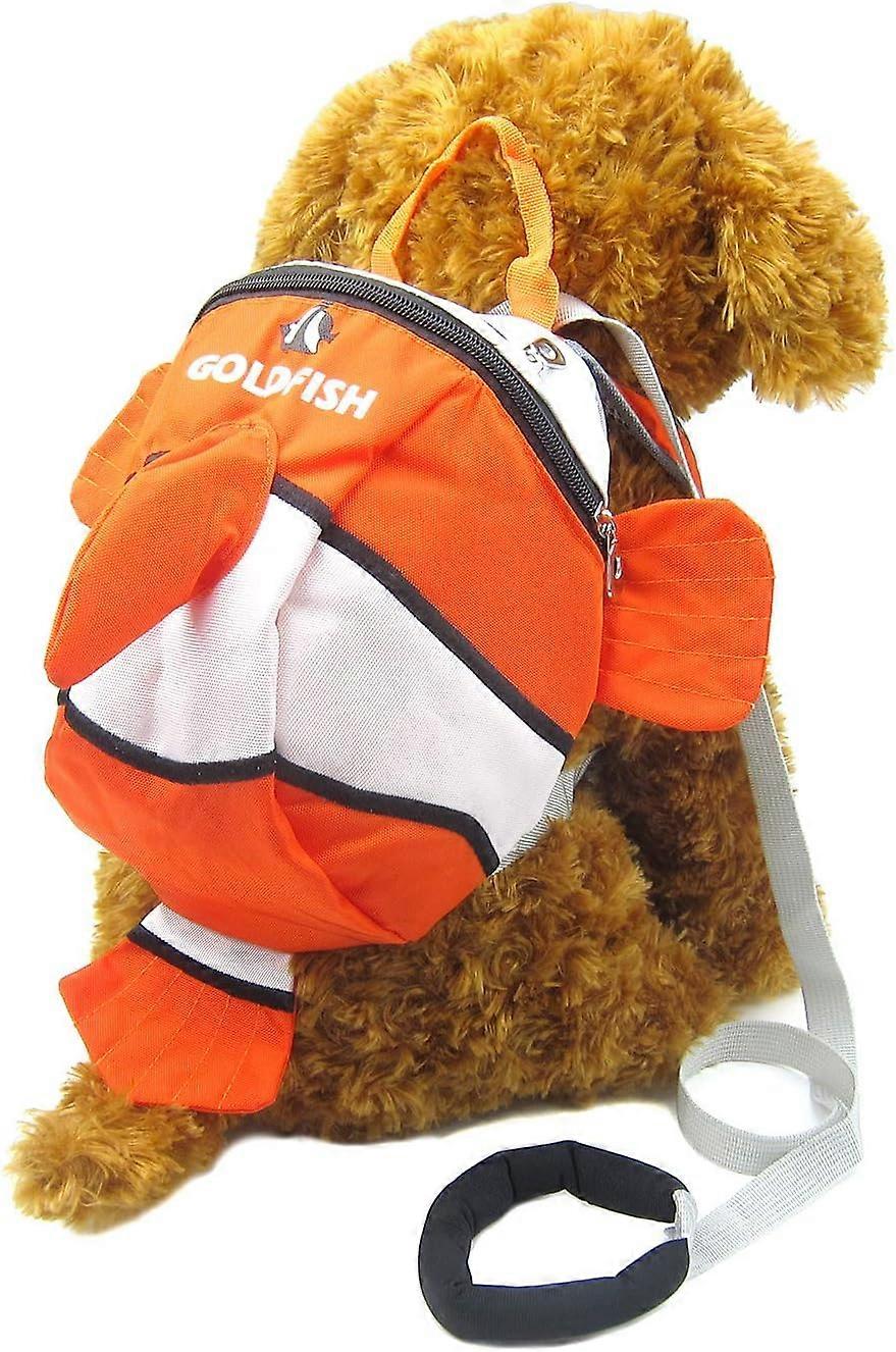 Backpack Harness with Leash Set(Orange & Black),2024 Ping