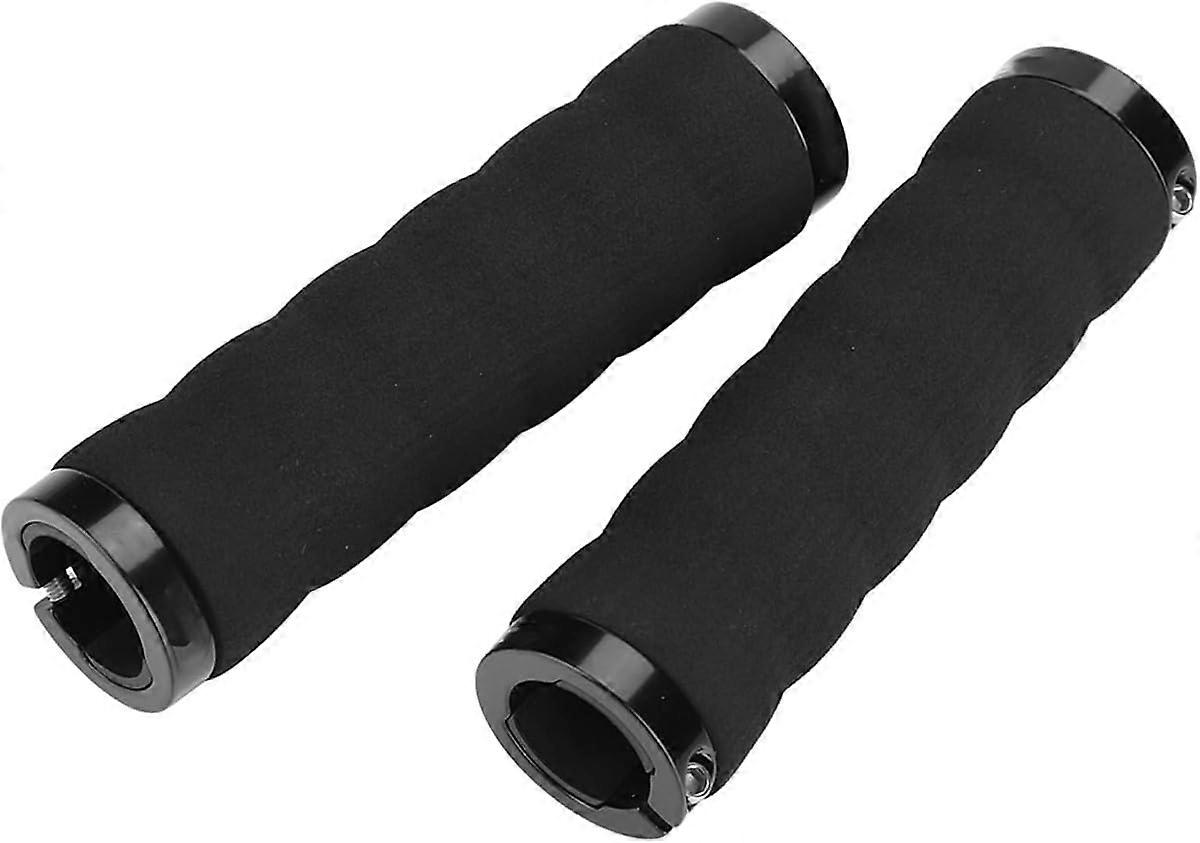 Bicycle Handlebar Grips, Bike Handle Sleeve Anti-Slip Comfortable Sponge Cycling Locking Grips