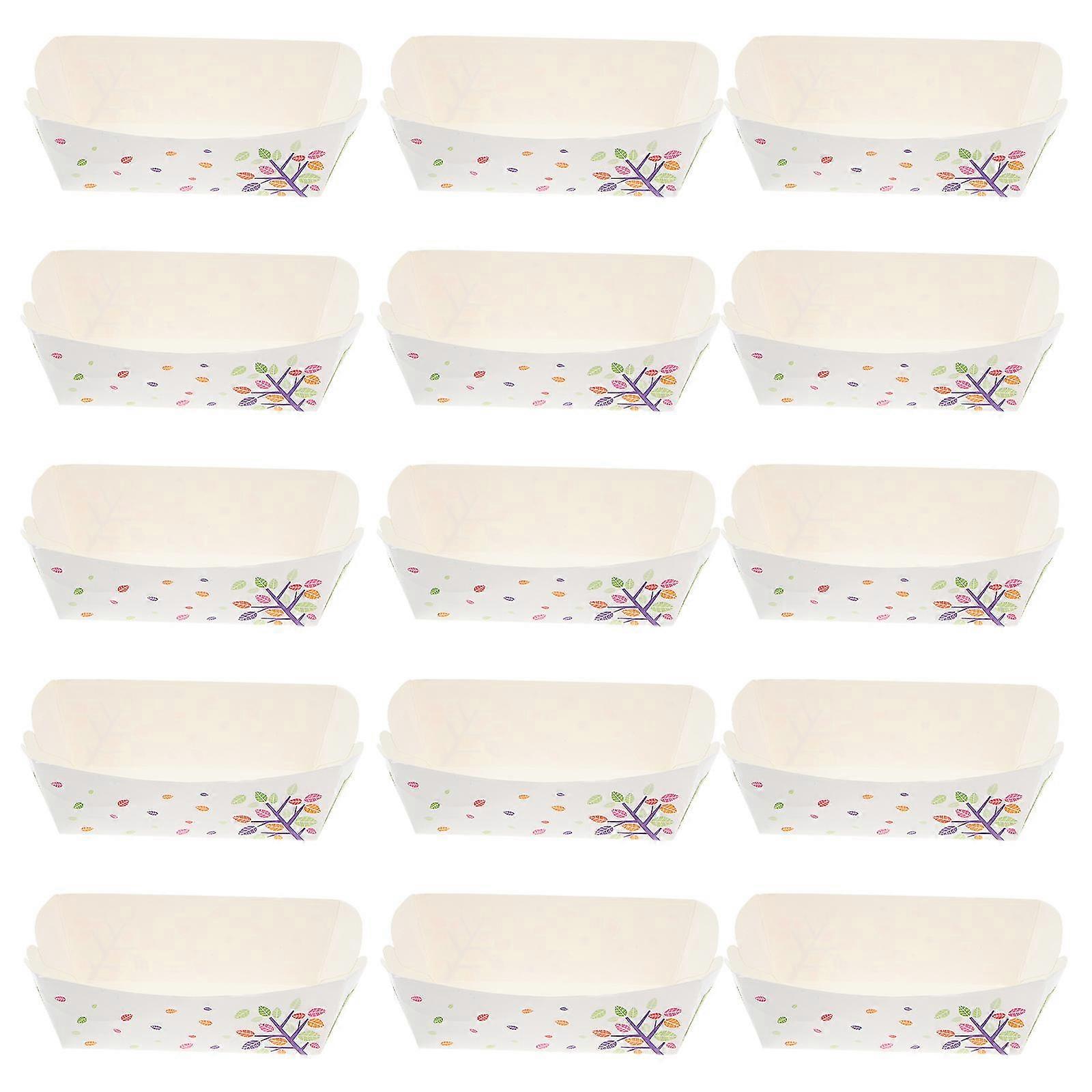 100 قطعة صواني الوجبات الخفيفة ورقة هوت دوج الغذاء صينية الطعام من الورق المقوى صواني الطعام من الورق المقوى حامل البطاطس المقلية