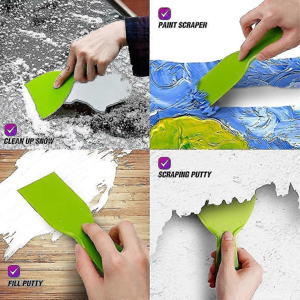 Putty Scraper 4" Flexible Putty Knives Disposable Spreader For Taping Drywall4 Inches