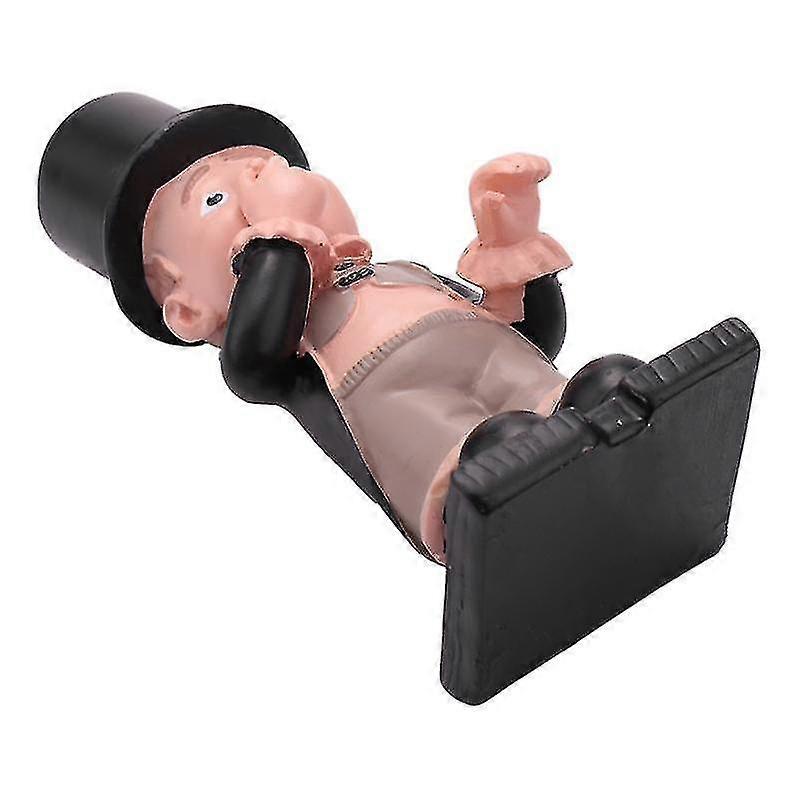 Resin S Cute Old Statue R Tissue D Rack Sculpture For Toilet