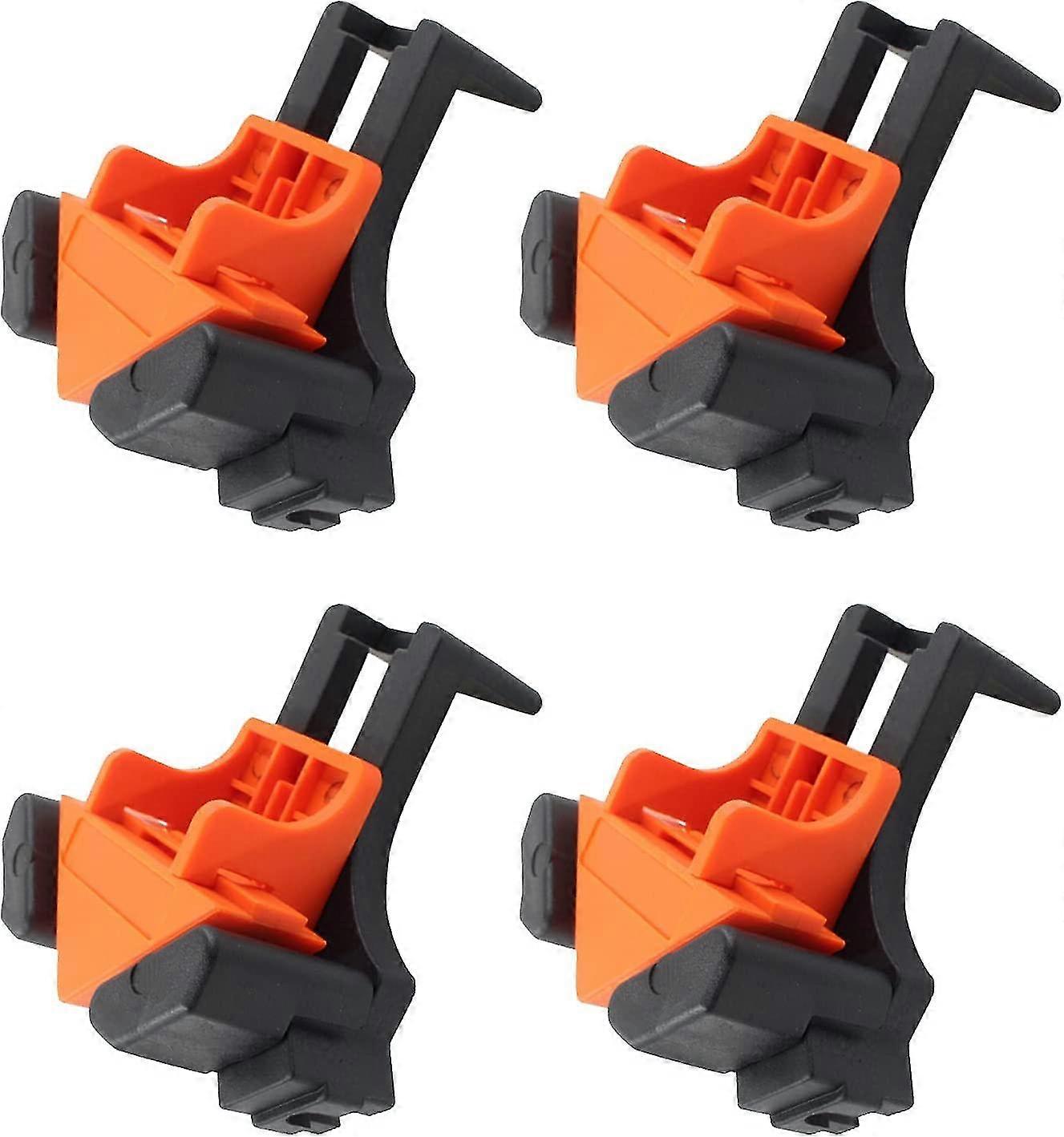 Set Of 4 90 Degree Corner Clamps, Adjustable Single Handle Spring Loaded Right Angle