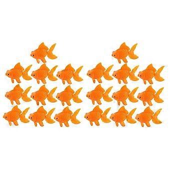 Aquarium Oranje Plastic Goudvis Ornament Aquarium Decoratie 20 Stuks