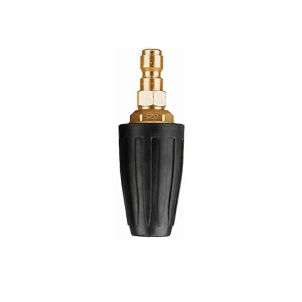 Power Pressure Washer Nozzle Rotating Turbo Spray Tip 2.5 Gpm 4000. (black+gold)(1pcs)
