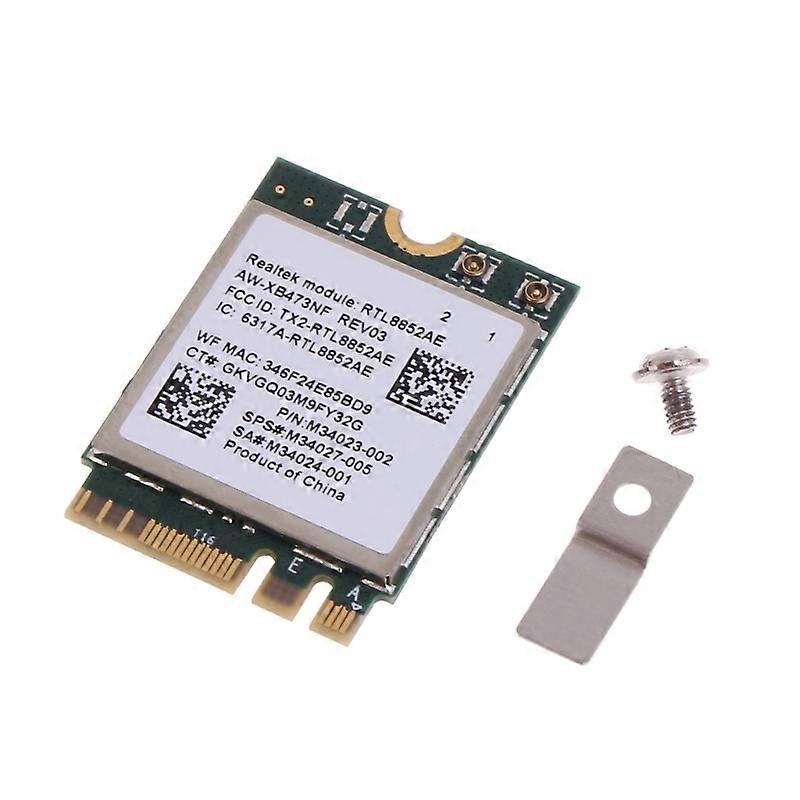 WiFi 6 Card RTL8852AE 802.11ac M.2 NGFF Card Desktop BT-compatible 5.2 Adapter