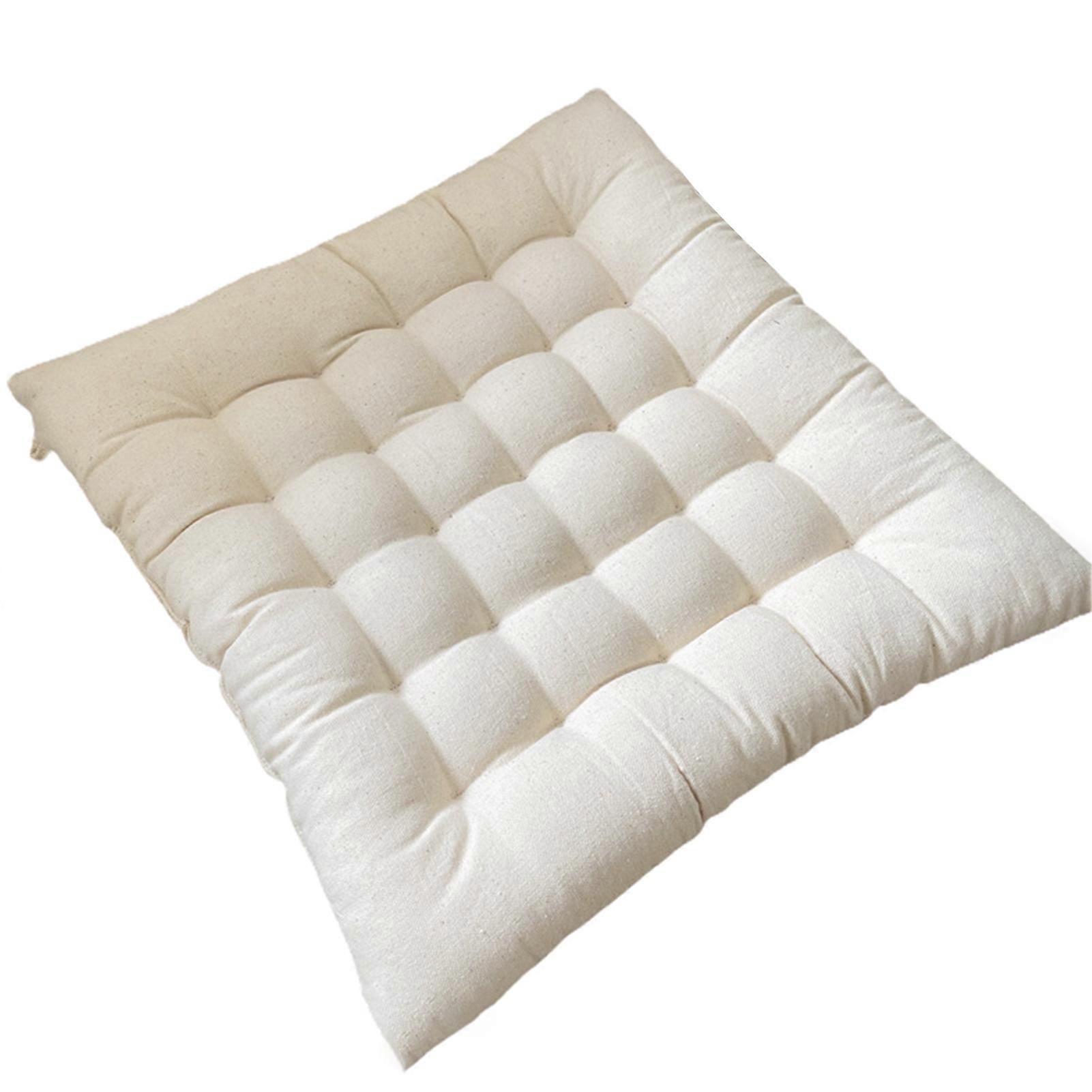 Chair Seat Cushion Soft Fluffy High Elasticity Anti-wrinkle Round/Square Living Room Chair Car Seat Stuffed Cushion Household Supplies KAESI