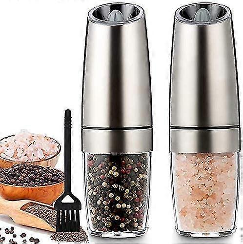 Electric Salt And Pepper Mill Spice With Led Light, Pepper Mill Electric Salt